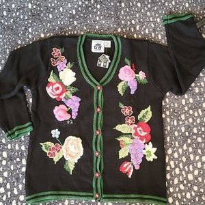 SALE!! Storybook Knits Sweater "Nature's Bouquet" NWT!